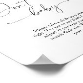 Citrons - Ne pas dire Poster bébé (Coin)