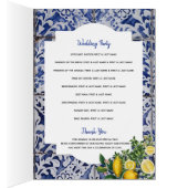 Citrons Portugais Carreaux Mariage Commande de ser (Intérieur (Droit))