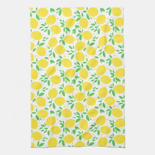 Citrons Serviette de cuisine - Fruits frais (Vertical)