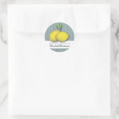Citrons sur Blue Baking Chic du Étiquette de cuisi (Sac)