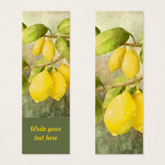 Citrons sur une branche Signet personnalisé