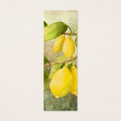 Citrons sur une branche Signet personnalisé (Dos)