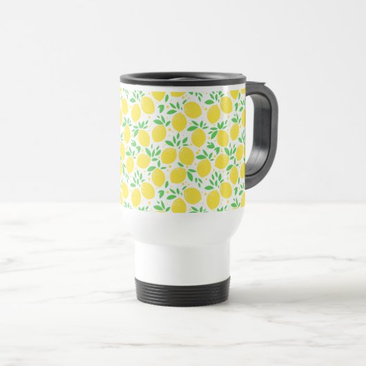 Citrons Travel Mug (Devant droit)