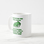 Citrons verts amusant Mug (Devant gauche)