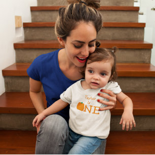 Citrouille 1er anniversaire T-shirt bébé