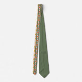 Citrouille à main et Cravate Motif à feuille (Dos)