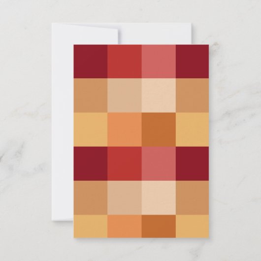 Citrouille Accueil - Faire-part de déplacement (Dos)