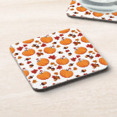 Citrouille Acorns| Dessous de verre de boisson de  (Côté gauche)