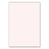 Citrouille aquarelle Bow rose Numéro de table Sign (Dos)