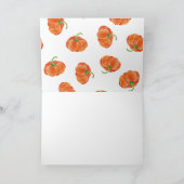 Citrouille Aquarelle Orange Clair | Merci (Intérieur)