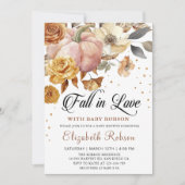 Citrouille Automne  Automne Baby shower Invitation (Devant)