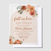 Citrouille Automne  Automne Baby shower Invitation (Compenser)