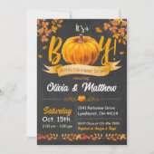 Citrouille Automne Baby shower Invitation C'est un (Devant)