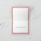 Citrouille automne Carte de remerciements d'automn (Intérieur)