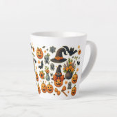Citrouille Automne Feuilles Automne Mug (Angle droit)