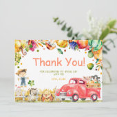 Citrouille Automne Merci de camion (Debout devant)