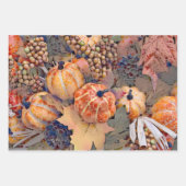 Citrouille Automne Orange Feuille peinture numériq (Devant)