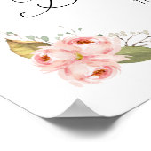 Citrouille Baby shower de bienvenue affiche (Coin)