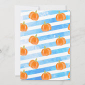 Citrouille Baby Shower Invitations Blue Truck Boy (Dos)