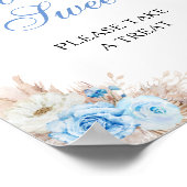 Citrouille Baby shower Love is Sweet Poster (Coin)