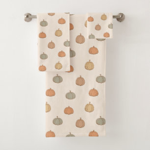 Citrouille beige boho neutre Halloween automne mue