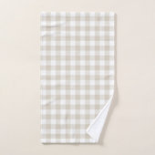 Citrouille blanche aquarelle rustique moderne (Serviette à main)