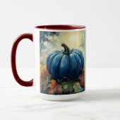 Citrouille bleu - Mug de café, Coupe, (Gauche)