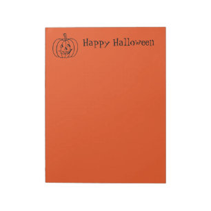 Citrouille Bloc-notes Halloween