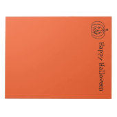 Citrouille Bloc-notes Halloween (Devant)