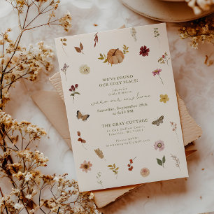 Citrouille Boho Fall Fleur sauvage Invitation de c