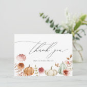 Citrouille Bourgogne Fleurs Fête des mariées Merci (Debout devant)