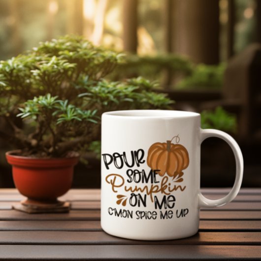 Citrouille brillant Halloween café Mug