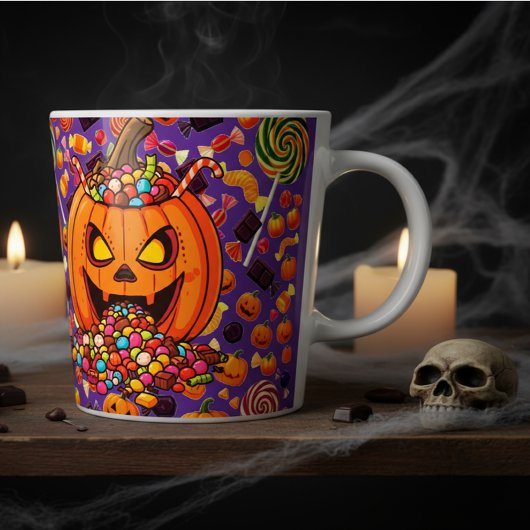 Citrouille Candy Halloween café Mug