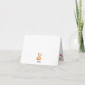 citrouille carte de remerciements (Dos)