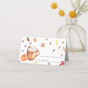 Citrouille Coffee douche nuptiale - cartes mariage