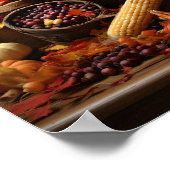 Citrouille cornucopia impression numérique (Coin)