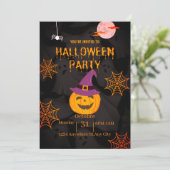 Citrouille Cure Halloween party Invitation (Debout devant)