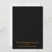 Citrouille Cure Halloween party Invitation (Dos)