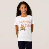 Citrouille dans le Patch, T-shirt fille (Devant entier)