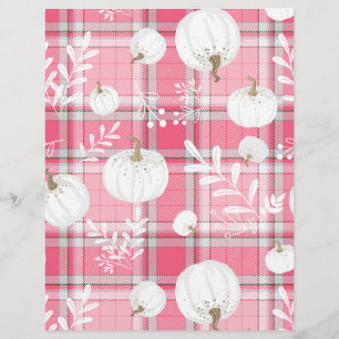 citrouille d'aquarelle chute papier motif