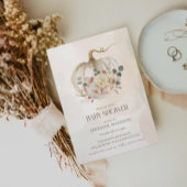 Citrouille d'automne Invitation au Baby shower neu