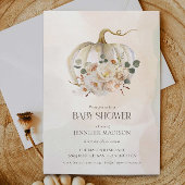 Citrouille d'automne Invitation au Baby shower neu