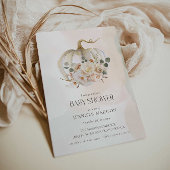 Citrouille d'automne Invitation au Baby shower neu