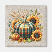 Citrouille d'automne Magnet (Devant)