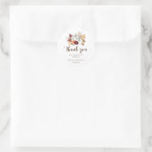 Citrouille d'automne Mariage de bienvenue Sticker  (Sac)