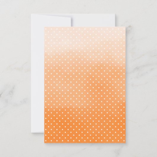 Citrouille d'automne | Note Merci (Dos)