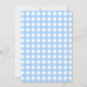 Citrouille d'automne Patch 1er anniversaire carte (Dos)