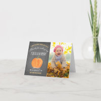 Citrouille d'automne | Premier Merci d'anniversair