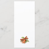 Citrouille d'automne sur le menu de célébrations d (Dos)