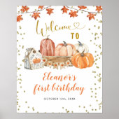 Citrouille de automne Patch Anniversaire Affiche d (Devant)
